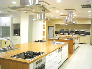 調理実習・機器体験コーナー