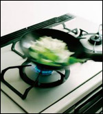 バーナー調理イメージ図