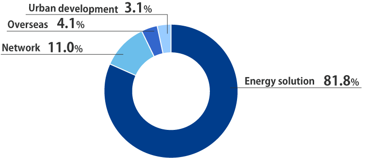 Sales compositon by segments (FY2023 ended March 2024)