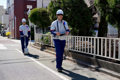 ガス漏えい定期検査の実施