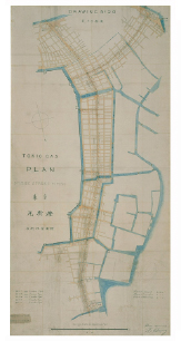 東京瓦斯燈市街埋簡図絵の画像