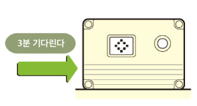 3분 기다린다