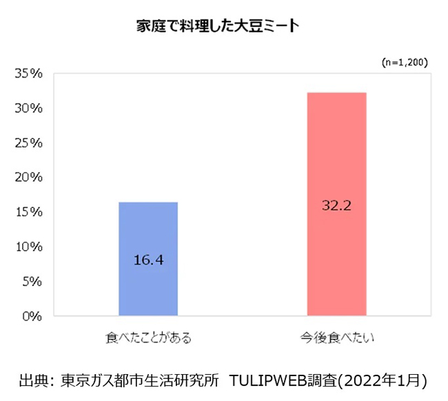 家庭で料理した大豆ミート