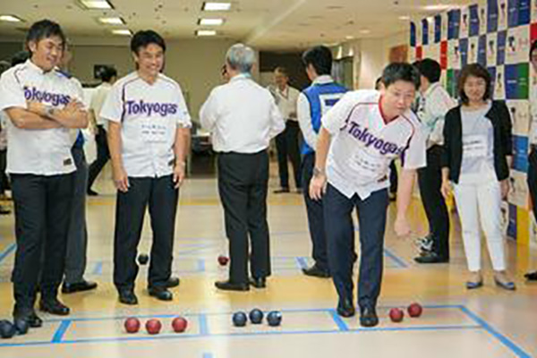 当社グループ員を対象としたパラスポーツ体験